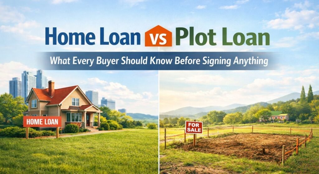 Home Loan vs Plot Loan: What Every Buyer Should Know Before Signing Anything